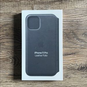 IPHONE 11 PRO LEATHER FOLIO CASE